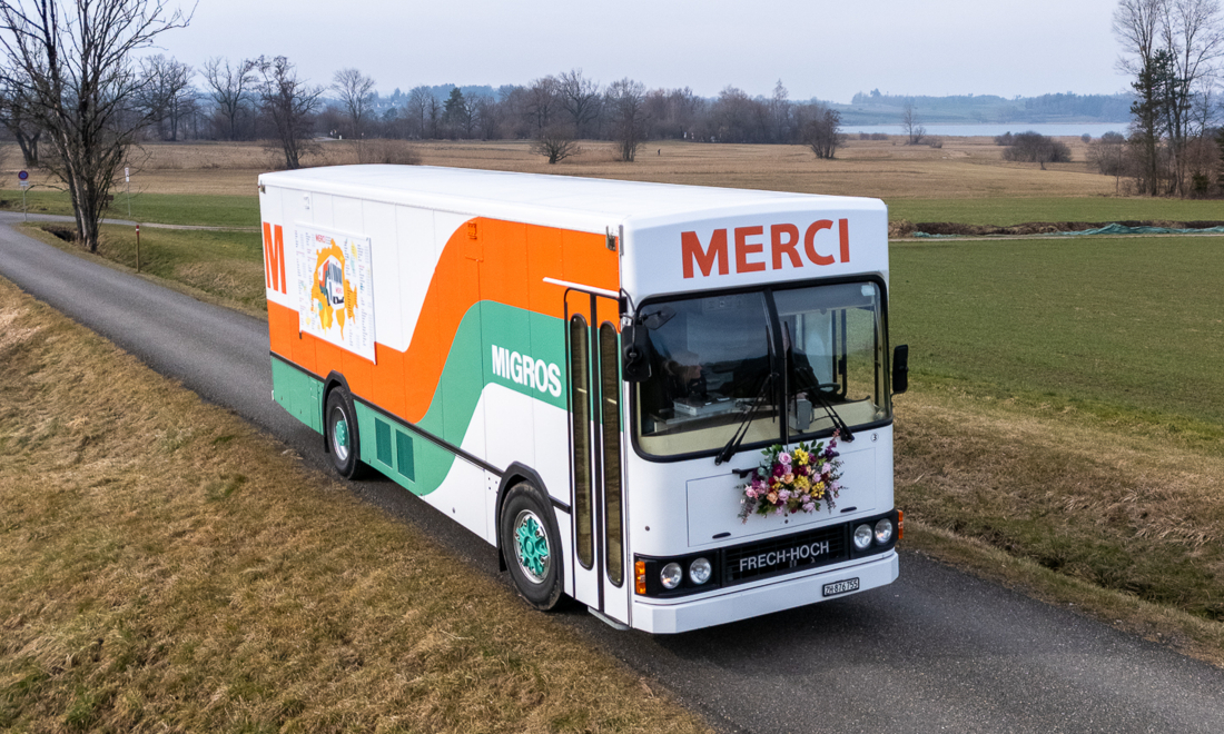 Migros Merci Bus to tour Switzerland as part of 100-year anniversary