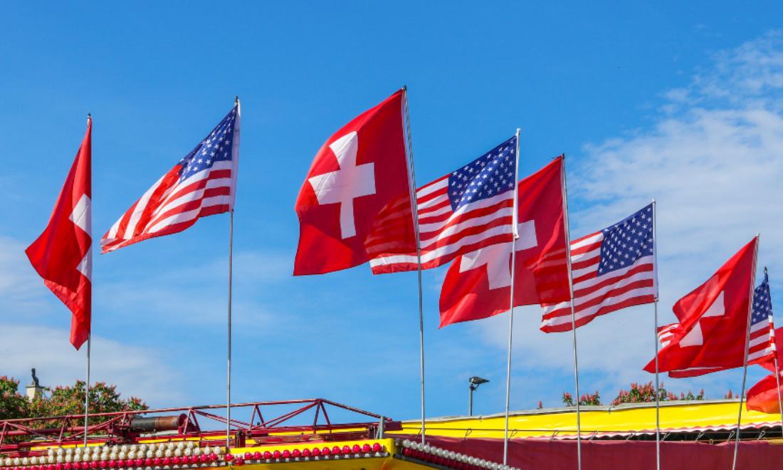 The history between the US and Switzerland