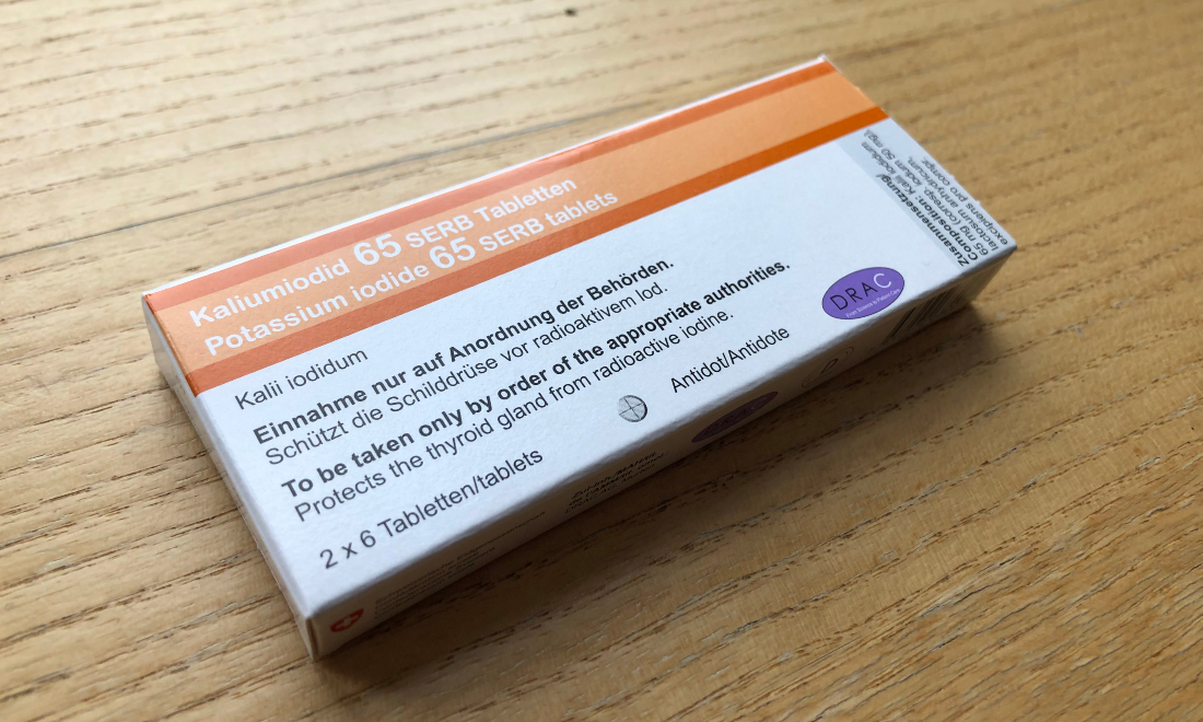 Why do people in Switzerland receive iodine tablets?