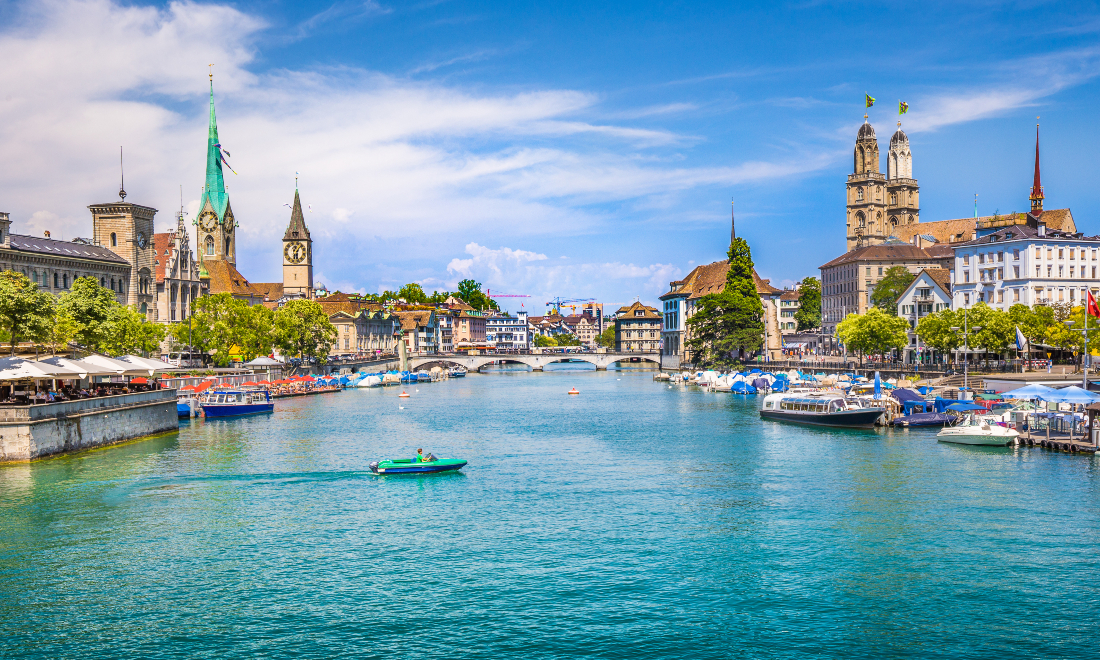 Higher wages, less work: New report gives Canton Zurich A+ for quality of life
